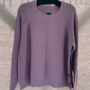 GAP textured sweater, women’s size xl, lilac